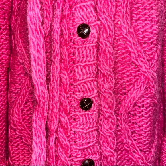 Vintage Victoria's Secret Pink Cardigan Sweater Size LARGE - Picture 12 of 16